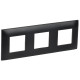 SKANDY Рамка 3-мест. SK-F03Bl черн. IEK