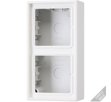 JUNG Коробка 2-ая для накладного монтажа с рамкой LS