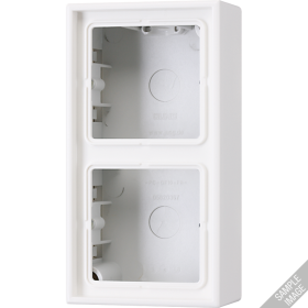 JUNG Коробка 2-ая для накладного монтажа с рамкой LS