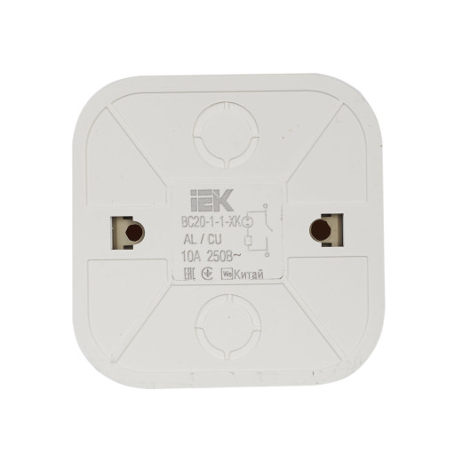 GLORY Выключ. 1-кл. с инд. о/у 10А ВС20-1-1-ХК крем. IEK