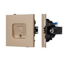 Arlight Механизм компьютерной розетки SCT-TENDO-MPC1-PL-GD (RJ-45, CAT6) (-)