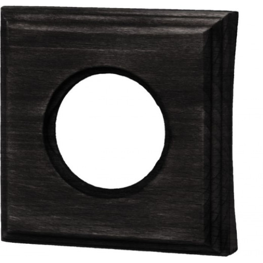 Шедель Бук Угольно-черный Рамка 1-ая на бревно 260мм (скрытый монтаж)