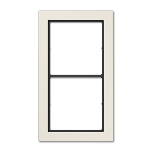 Рамка 2-кратная, слоновая кость