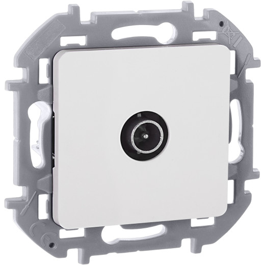 Розетка TV (телевизионная) - Legrand/Daccord Inspiria - оконечная - белый