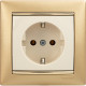 Розетка с заземлением - Legrand Valena - без шторок 16А 250В винтовые зажимы - слоновая кость