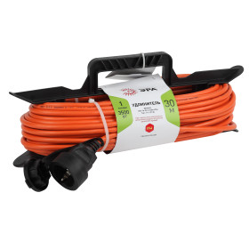 ЭРА Удлинитель силовой UFx-1e-3x1.5-30m на рамке c заземлением 1 розетка 30м ПВС 3x1.5мм2