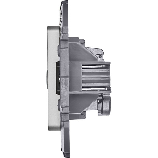 Розетка TV (телевизионная) - Legrand/Daccord Inspiria - проходная - алюминий