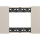 LIVING NOW. Декоративная рамка 3 модуля.Цвет Песочный.