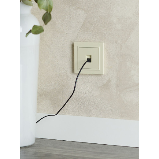 BRITE Рамка 1-мест. РУ-1-БрКр беж. IEK