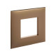 Рамка 1 пост (2 мод.), Avanti, золотистый жемчуг