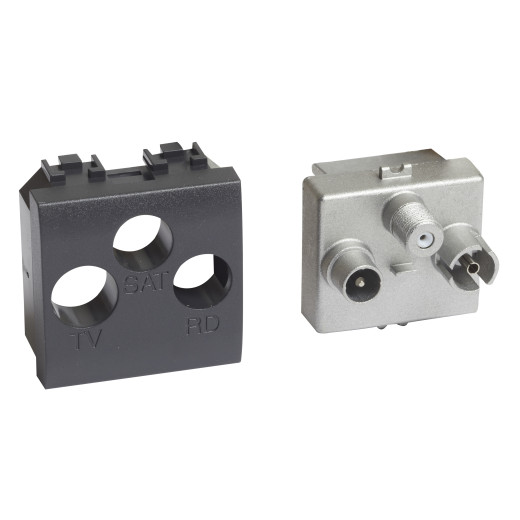 Livinglight. Розетка TV-R-SAT для схемы «звезда