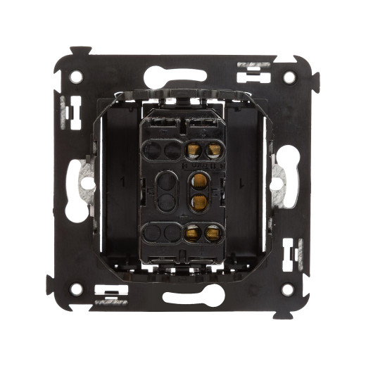 Механизм управления рольставней в стену, Avanti, черный матовый