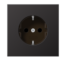 JUNG SCHUKO®-розетка 16 A / 250 B ~, Dark