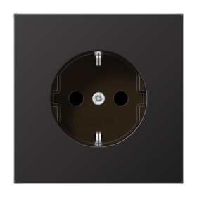 JUNG SCHUKO®-розетка 16 A / 250 B ~, Dark