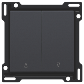 Niko Накладка на выключатель для жалюзи, антрацит