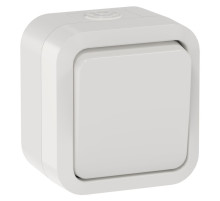 IEK TORS Переключатель однокл. 10А IP55 TS301 белый