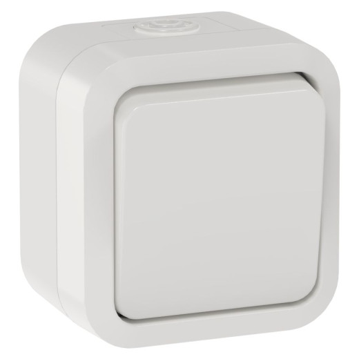 TORS Переключатель однокл. 10А IP55 TS301 белый IEK