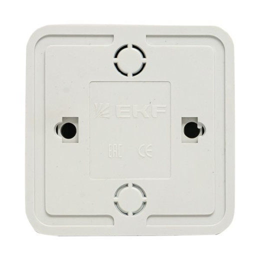 Розетка TV 1-мест. 75Ом 5-862МГц бел. Рим EKF PROxima