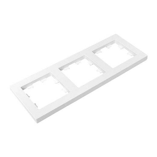 3 - местная рамка, белая, пластик Эпика EKF