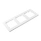 3 - местная рамка, белая, пластик Эпика EKF
