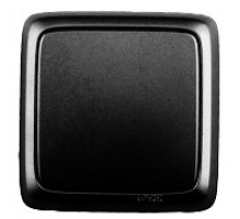 HEGEL Черный ВА10-163-08 Переключатель открытой установки, одноклавишный, с изолирующей пластиной