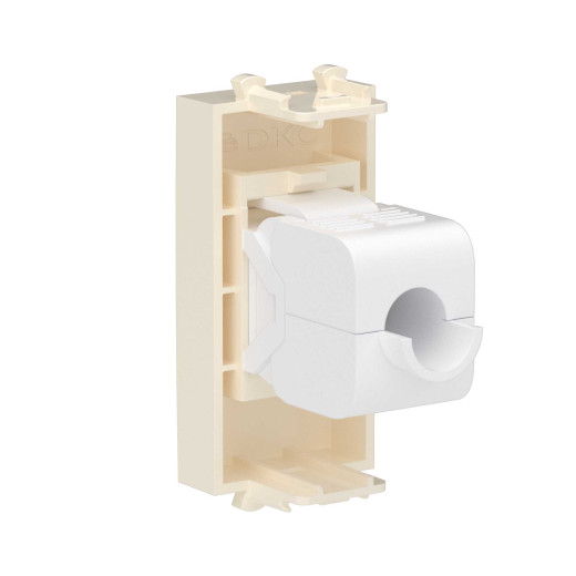 Компьютерная розетка RJ-45 без шторки модульная, кат.5е, Avanti, ванильная дымка, 1 модуль