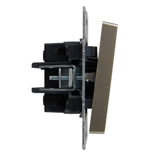 BRITE Выключ. 1-кл. перекр. 10А ВС10-1-3-БрШ шамп. IEK