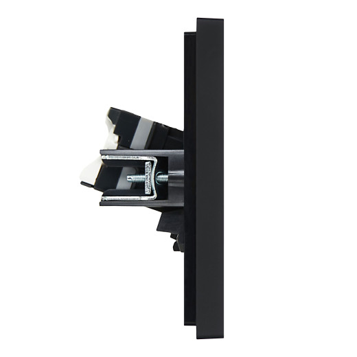 FORTE&PIANO Роз. комп. 2-ая RJ45 кат.5E FP133 чер. IEK