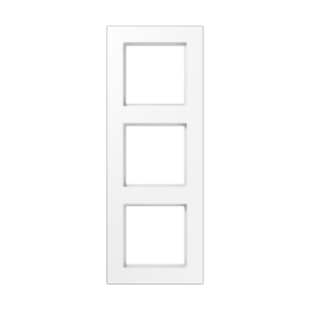 JUNG A550 Белый Рамка 3-ая для вертикальной и горизонтальной установки