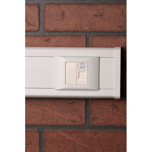 Розетка RJ45 кат. 5e, 1 модуль EKF