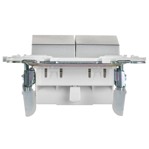 SKANDY Выключ. 2-кл. 10А SK-V04S сереб. IEK