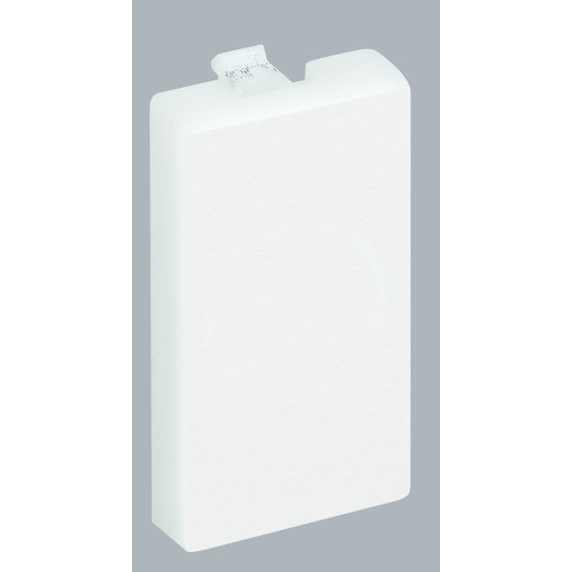 Заглушка узкая, 22,5х45мм, белый