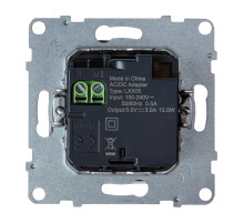 Legrand/Daccord SUNO Белый Зарядное устройство USB 2 выхода Тип А - Тип С.