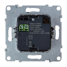 Legrand/Daccord SUNO Белый Зарядное устройство USB 2 выхода Тип А - Тип С.