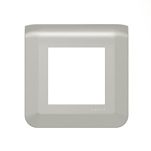 Рамка - Программа Mosaic - 2 модуля - алюминий