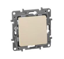 Legrand Etika Слоновая кость Кнопка автоматическая 6А.