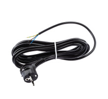 ЭРА Шнур сетевой с вилкой  UX-3x0,75-5m-B с заземлением 5м ПВС 3x0,75мм2 черный