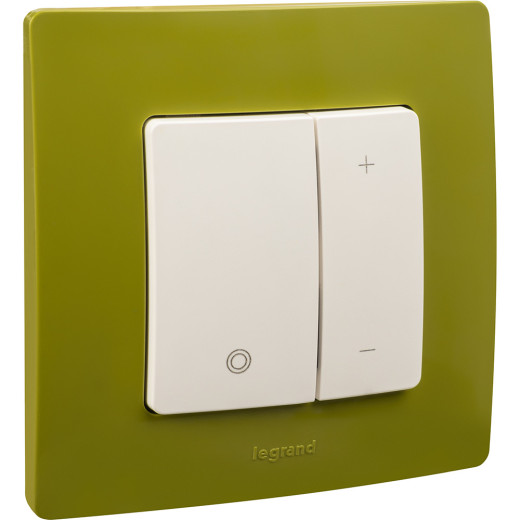 Рамка 1 пост - Legrand Etika - зелёный папоротник