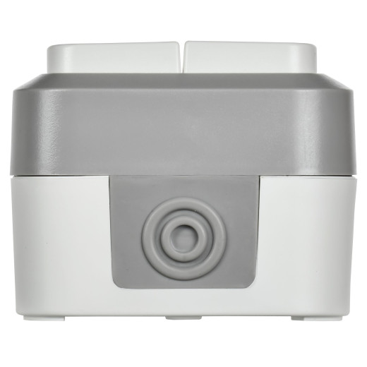 TORS Выключ. двухкл. прох. 10А IP55 TS225 сер-бел IEK