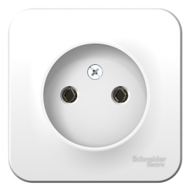 Systeme Electric Blanca наруж Бел Розетка б/з без шторок 16А, 250В, изолир. пластина