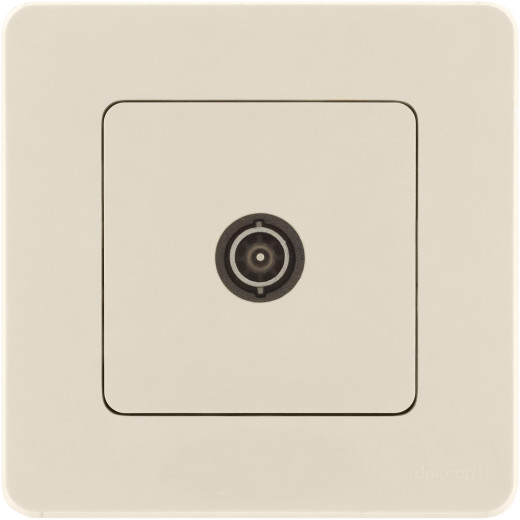 Розетка TV (телевизионная) - Legrand/Daccord Inspiria - оконечная - слоновая кость