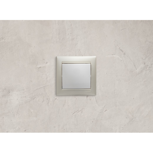 Выключатель одноклавишный - Legrand Valena - 10А 250В схема 1 безвинтовые зажимы - белый