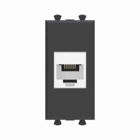 DKC Avanti Телефонная розетка RJ-12 без шторки модульная, 