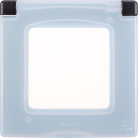 Legrand/Daccord INSPIRIA Антрацит Рамка с защитной крышкой IP 44.