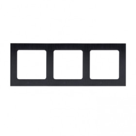 EKF PROxima Стокгольм Черный Металл Рамка 3-ая.