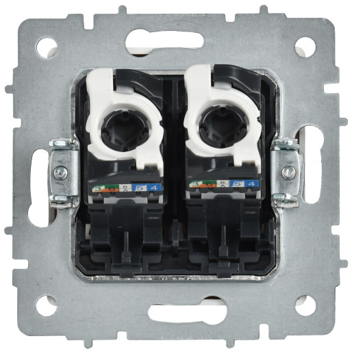 BRITE Роз. комп. 2-ая RJ45 кат.5E РК10-2-БрАБ а/б IEK