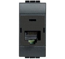 BT LL Антрацит Розетка RJ45, STP, Cat. 6, IDC110.