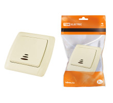 TDM Выключатель 1 кл. с подсветкой 10А сл. кость 