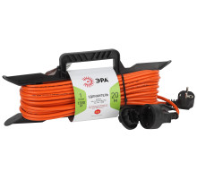 ЭРА Удлинитель силовой UFx-1e-3x0.75-20m на рамке c заземлением 1 розетка 20м ПВС 3x0.75мм2