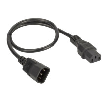 DKC Кабель питания DKC, IEC320 C13 - IEC320 C14, 2,0м, 3х1,5мм